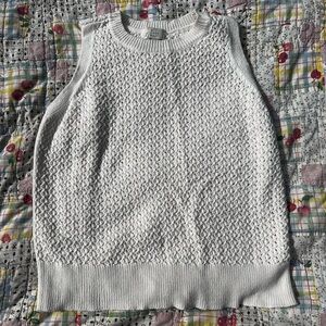 a new day Light Cream Knit Top